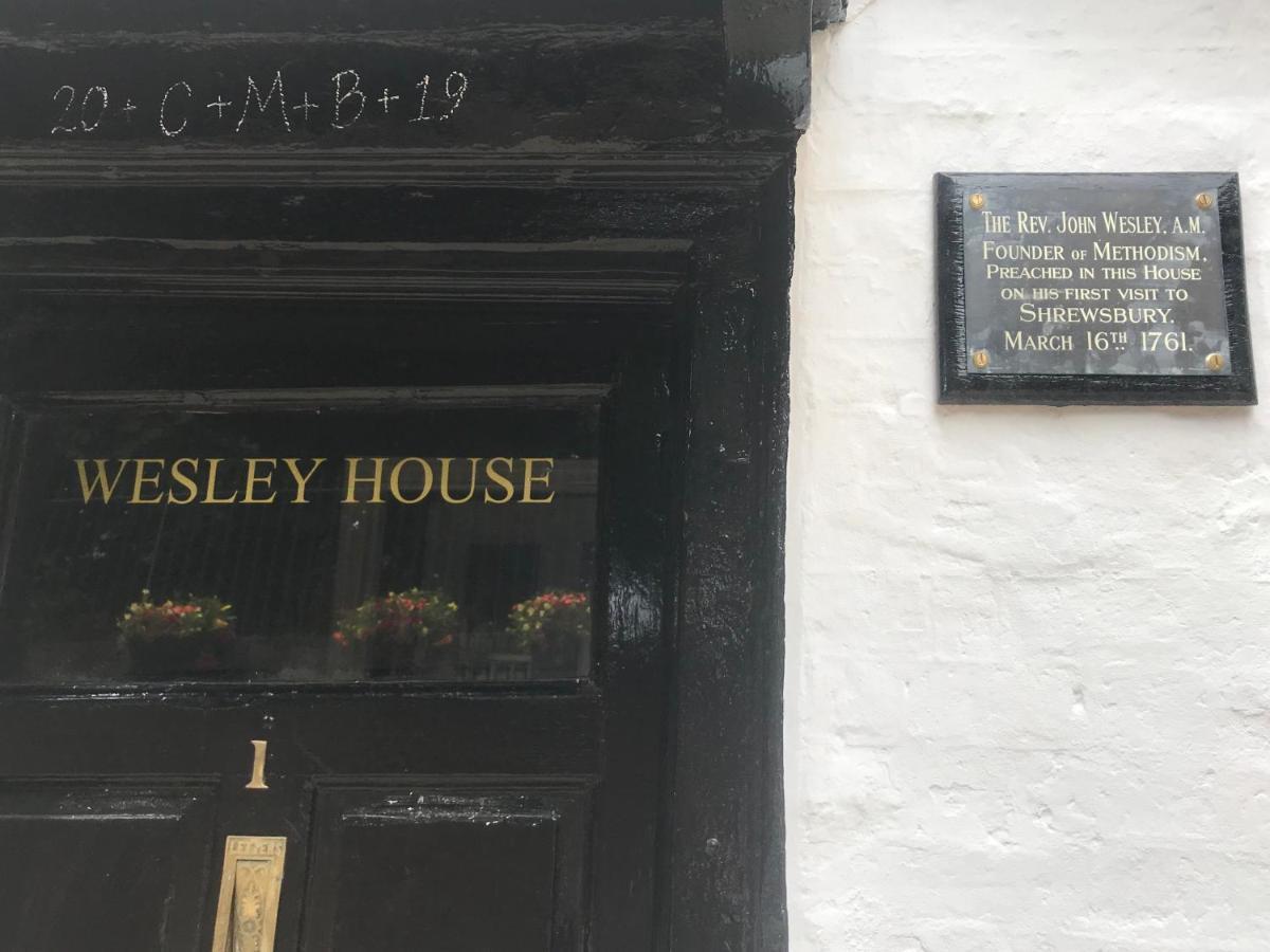 "Wesley House" Historic Home In Town Centre With Parking シュルーズベリー エクステリア 写真